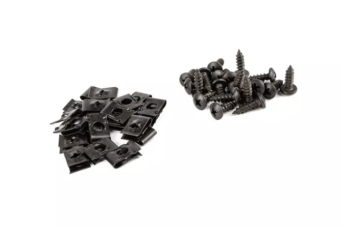Kåpskruvar & Clips M5x15 (Svarta) SveduTuning