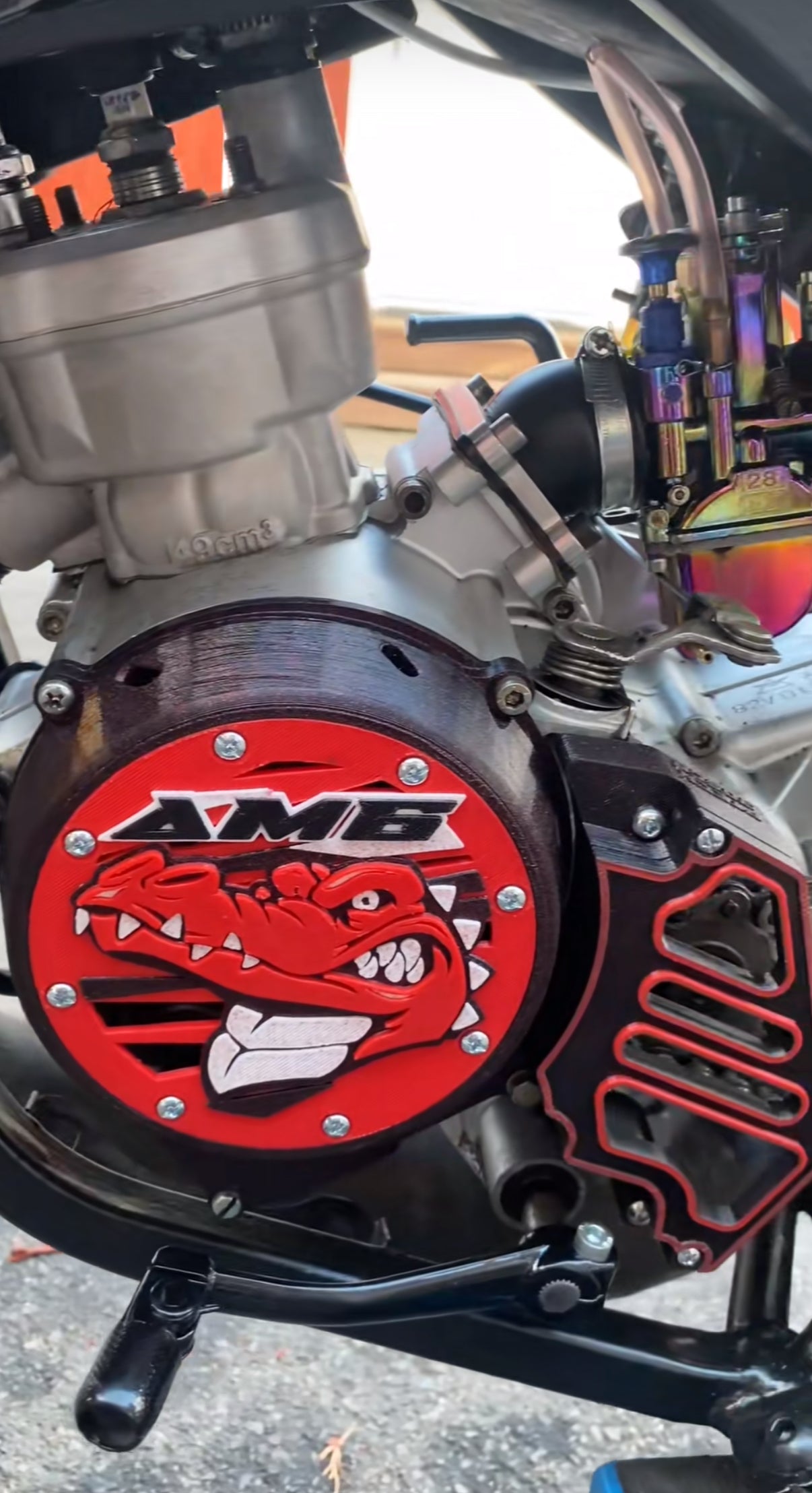 Custom Tändningskåpa - Krokodil AM6